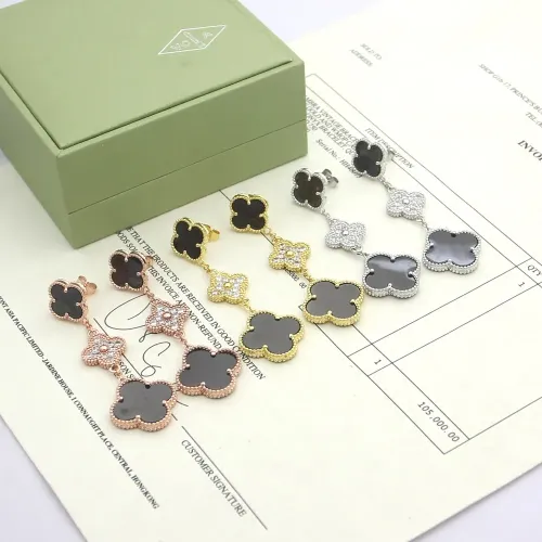 Replica Van Cleef & Arpels Earrings For Women #1414238 $38.00 USD for Wholesale