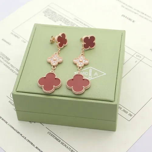 Cheap Van Cleef &amp; Arpels Earrings For Women #1414244, $$38.00 USD On Van Cleef &amp; Arpels Earrings