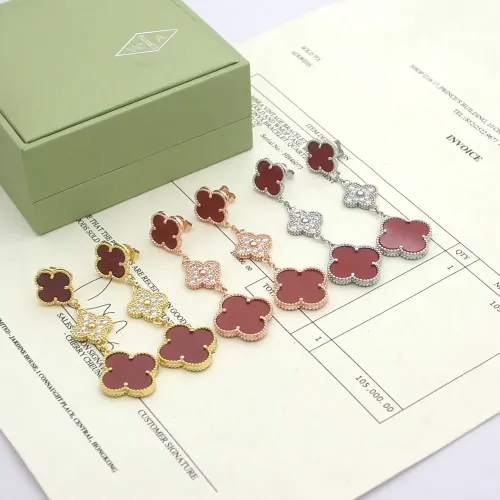 Replica Van Cleef & Arpels Earrings For Women #1414246 $38.00 USD for Wholesale