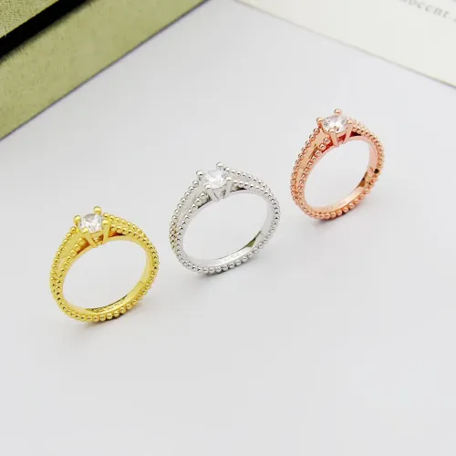 Replica Van Cleef & Arpels Rings In Rose Gold For Women #1414441 $25.00 USD for Wholesale