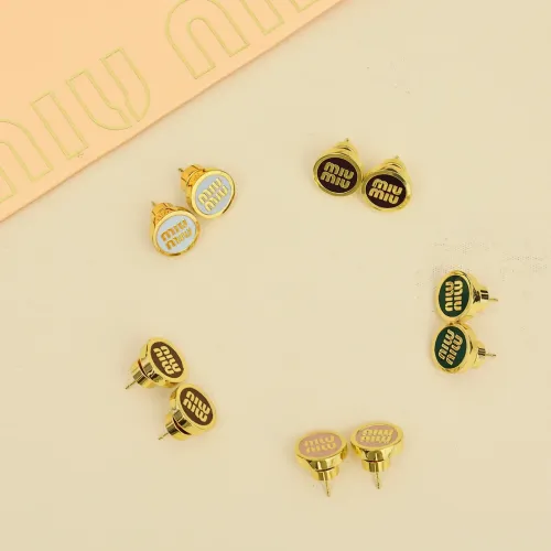 Replica MIU MIU Earrings For Women #1414503 $27.00 USD for Wholesale