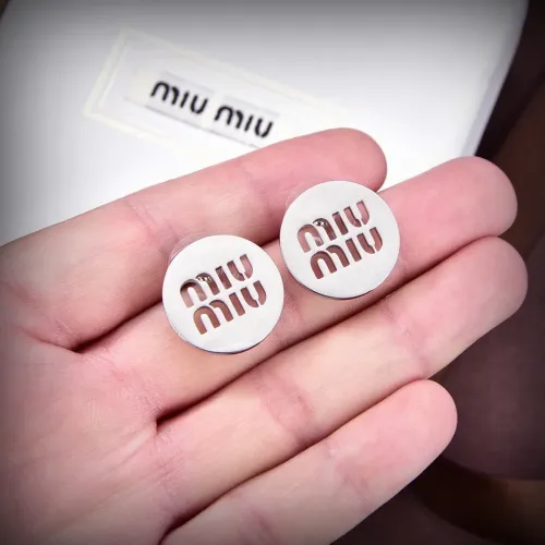 Replica MIU MIU Earrings For Women #1414560 $25.00 USD for Wholesale