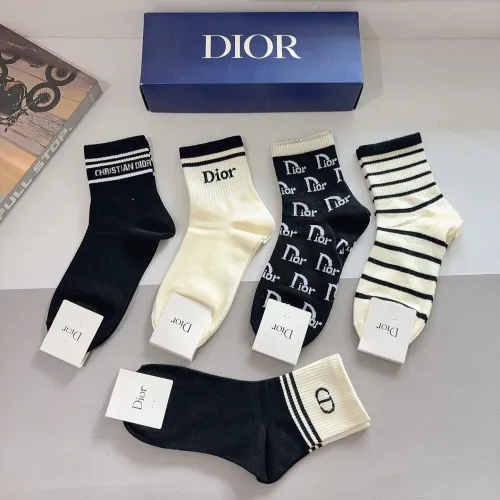 Replica Christian Dior Socks #1414831 $27.00 USD for Wholesale