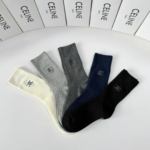 Replica Celine Socks #1414835 $29.00 USD for Wholesale