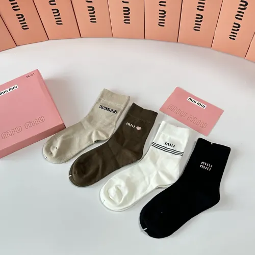 Replica MIU MIU Socks #1414851 $29.00 USD for Wholesale