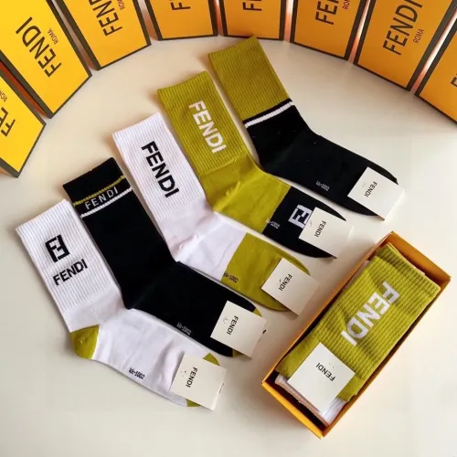 Replica Fendi Socks #1414862 $29.00 USD for Wholesale