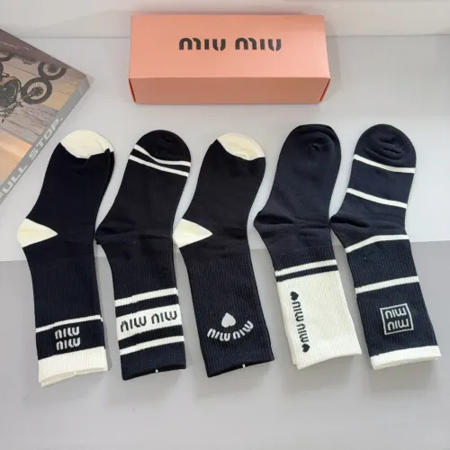 Replica MIU MIU Socks #1414871 $29.00 USD for Wholesale