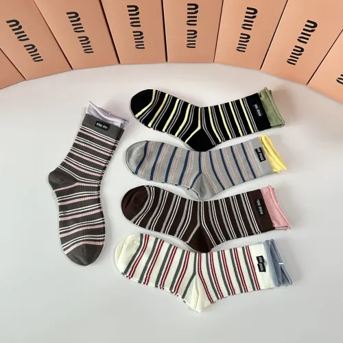 Replica MIU MIU Socks #1414879 $32.00 USD for Wholesale