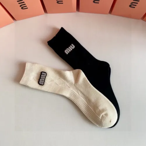 Replica MIU MIU Socks #1414886 $29.00 USD for Wholesale