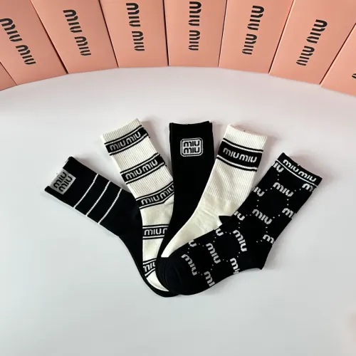 Replica MIU MIU Socks #1414888 $29.00 USD for Wholesale
