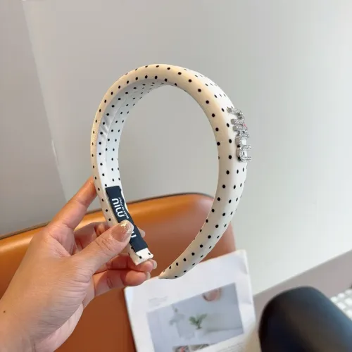 Replica MIU MIU Headband For Women #1415020 $27.00 USD for Wholesale