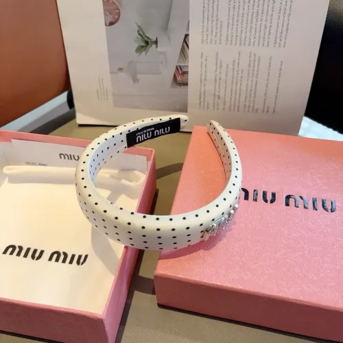 Replica MIU MIU Headband For Women #1415020 $27.00 USD for Wholesale