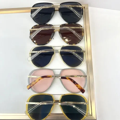 Replica Gucci AAA Quality Sunglasses #1415077 $60.00 USD for Wholesale