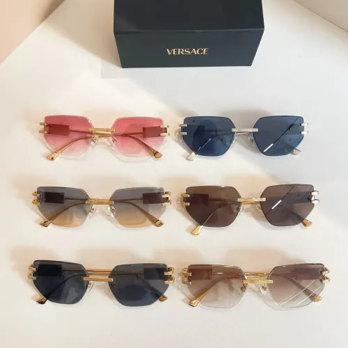 Replica Versace AAA Quality Sunglasses #1415098 $60.00 USD for Wholesale
