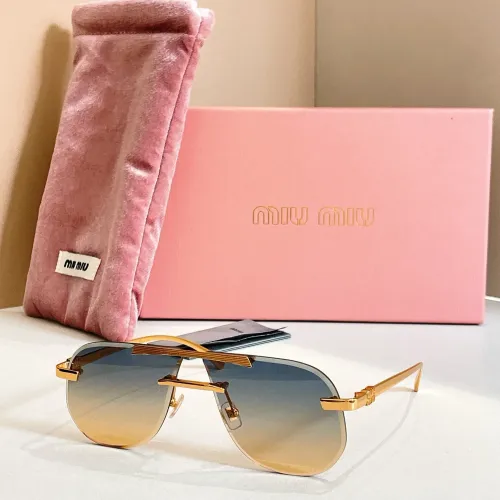 Cheap MIU MIU AAA Quality Sunglasses #1415179, $$60.00 USD On MIU MIU AAA Sunglasses