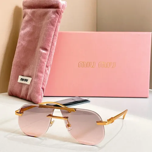 Cheap MIU MIU AAA Quality Sunglasses #1415180, $$60.00 USD On MIU MIU AAA Sunglasses