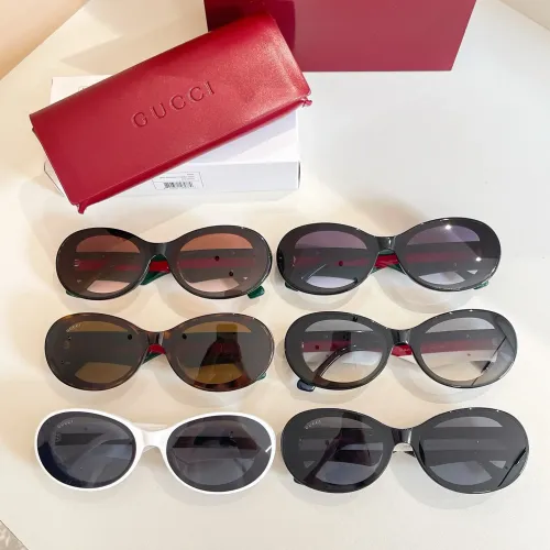 Replica Gucci AAA Quality Sunglasses #1415287 $60.00 USD for Wholesale