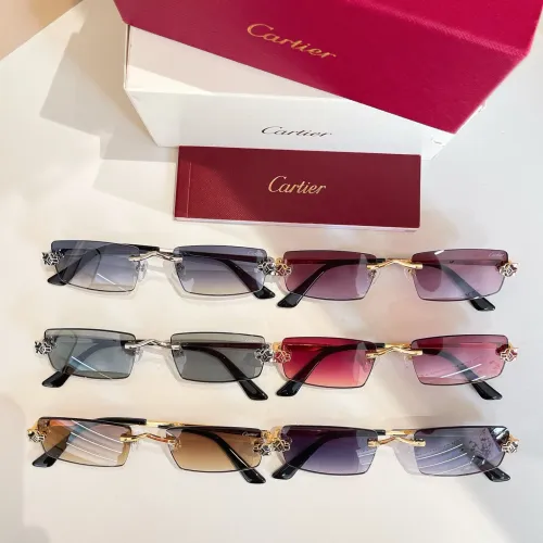 Replica Cartier AAA Quality Sunglassess #1415335 $60.00 USD for Wholesale