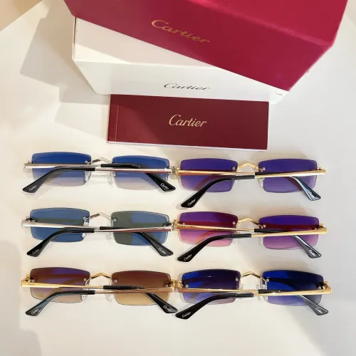 Replica Cartier AAA Quality Sunglassess #1415339 $60.00 USD for Wholesale