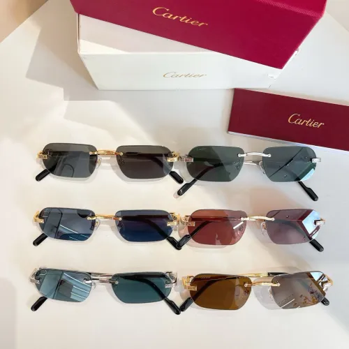Replica Cartier AAA Quality Sunglassess #1415349 $60.00 USD for Wholesale