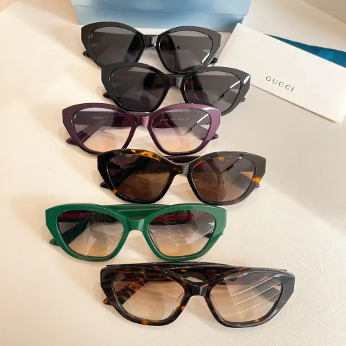 Replica Gucci AAA Quality Sunglasses #1415442 $60.00 USD for Wholesale