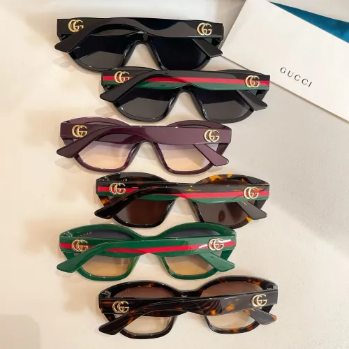 Replica Gucci AAA Quality Sunglasses #1415444 $60.00 USD for Wholesale