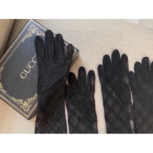 Replica Gucci Gloves For Women #1415590 $42.00 USD for Wholesale