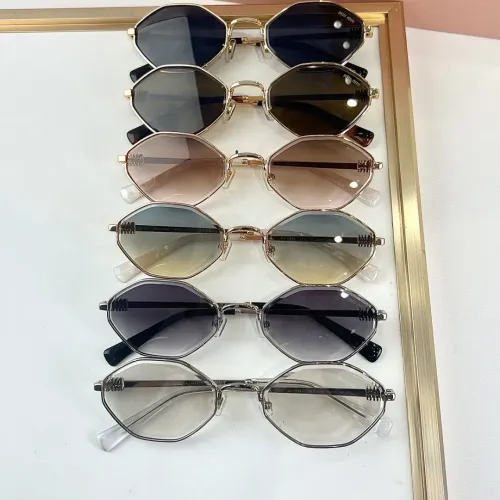 Replica MIU MIU AAA Quality Sunglasses #1415596 $60.00 USD for Wholesale