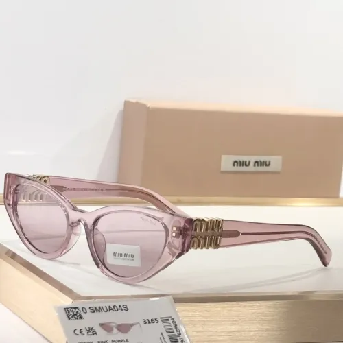 Cheap MIU MIU AAA Quality Sunglasses #1415640, $$64.00 USD On MIU MIU AAA Sunglasses