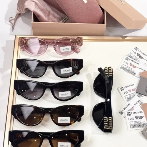 Replica MIU MIU AAA Quality Sunglasses #1415641 $64.00 USD for Wholesale