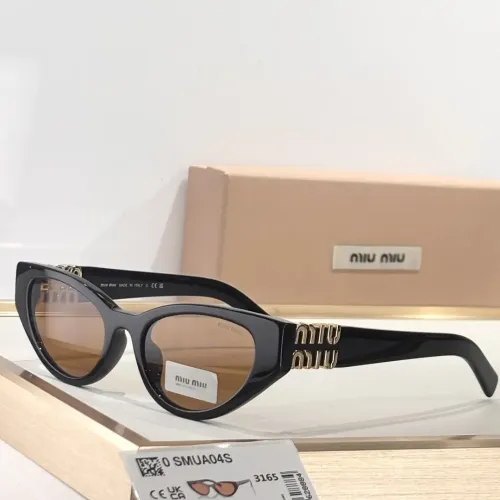 Cheap MIU MIU AAA Quality Sunglasses #1415643, $$64.00 USD On MIU MIU AAA Sunglasses