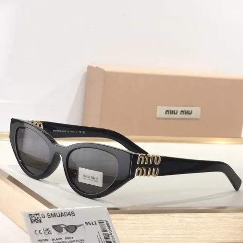 Cheap MIU MIU AAA Quality Sunglasses #1415645, $$64.00 USD On MIU MIU AAA Sunglasses
