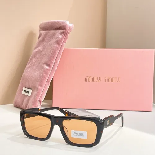 Cheap MIU MIU AAA Quality Sunglasses #1415653, $$64.00 USD On MIU MIU AAA Sunglasses