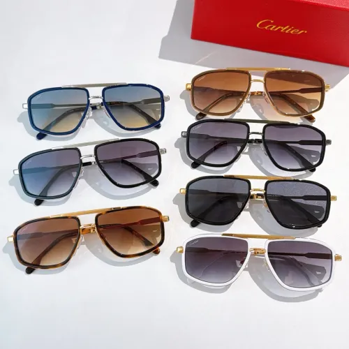 Replica Cartier AAA Quality Sunglassess #1415732 $64.00 USD for Wholesale