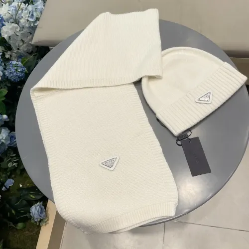 Cheap Prada Hat and Scarf Set #1415786, $$64.00 USD On Prada Hat and Scarf and Glove Set