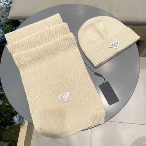 Cheap Prada Hat and Scarf Set #1415787, $$64.00 USD On Prada Hat and Scarf and Glove Set