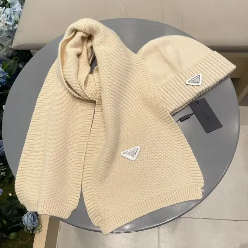 Replica Prada Hat and Scarf Set #1415787 $64.00 USD for Wholesale