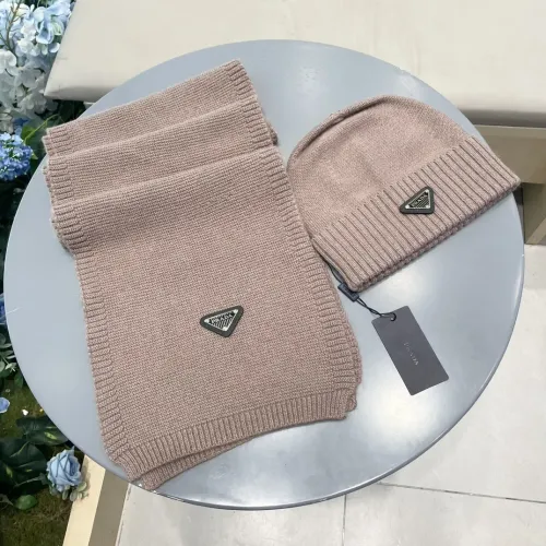 Cheap Prada Hat and Scarf Set #1415788, $$64.00 USD On Prada Hat and Scarf and Glove Set