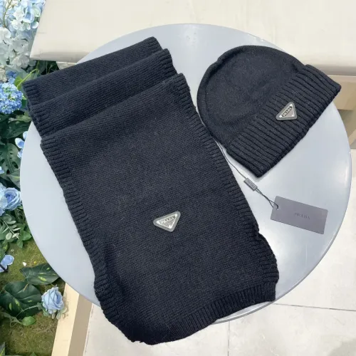 Cheap Prada Hat and Scarf Set #1415790, $$64.00 USD On Prada Hat and Scarf and Glove Set