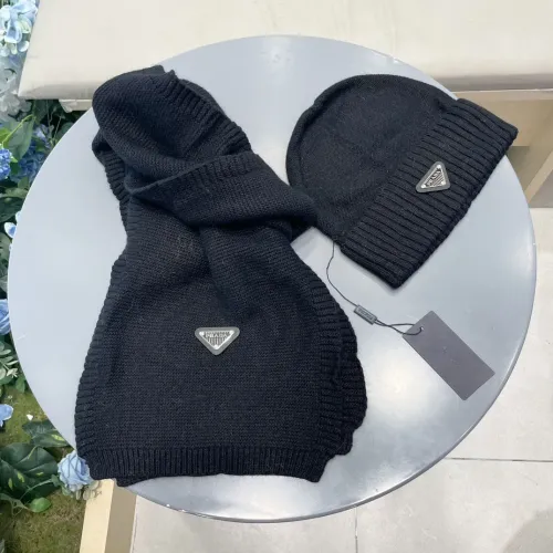 Replica Prada Hat and Scarf Set #1415790 $64.00 USD for Wholesale