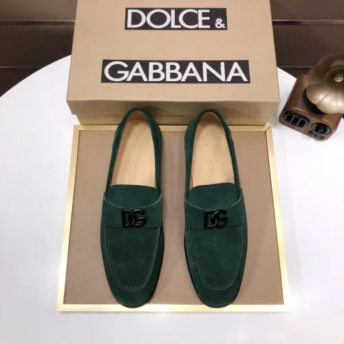 Replica Dolce & Gabbana D&G Leather Shoes For Men #1415793 $98.00 USD for Wholesale