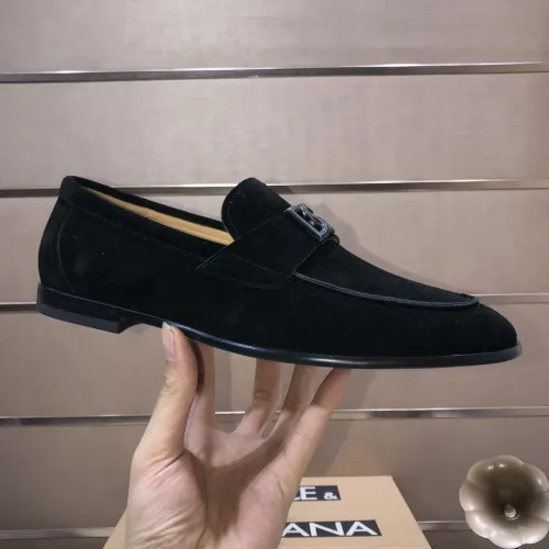 Replica Dolce & Gabbana D&G Leather Shoes For Men #1415795 $98.00 USD for Wholesale