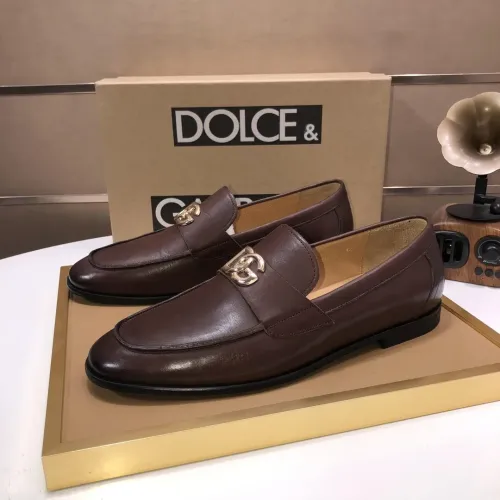 Cheap Dolce &amp; Gabbana D&amp;G Leather Shoes For Men #1415796, $$98.00 USD On Dolce &amp; Gabbana D&amp;G Leather Shoes