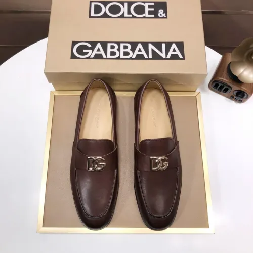 Replica Dolce & Gabbana D&G Leather Shoes For Men #1415796 $98.00 USD for Wholesale