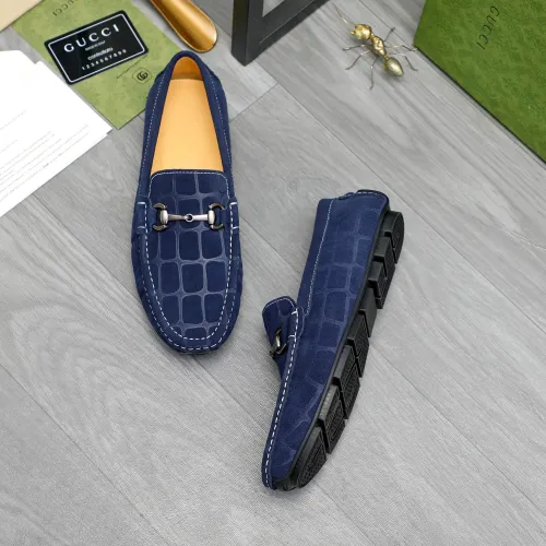 Replica Gucci Oxfords Shoes For Men #1415893 $76.00 USD for Wholesale