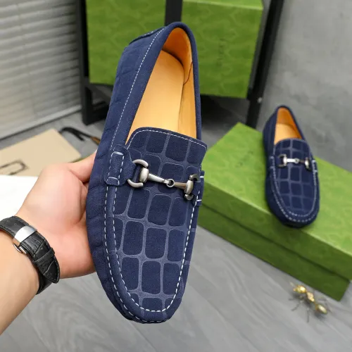 Replica Gucci Oxfords Shoes For Men #1415893 $76.00 USD for Wholesale
