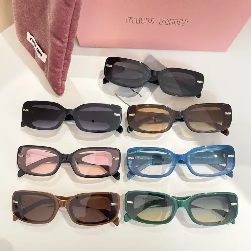 Replica MIU MIU AAA Quality Sunglasses #1415935 $60.00 USD for Wholesale