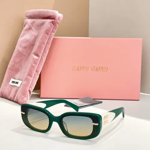 Cheap MIU MIU AAA Quality Sunglasses #1415941, $$60.00 USD On MIU MIU AAA Sunglasses