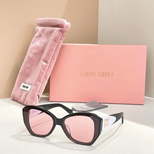 Cheap MIU MIU AAA Quality Sunglasses #1415942, $$60.00 USD On MIU MIU AAA Sunglasses