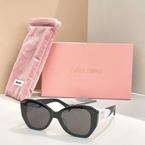 Cheap MIU MIU AAA Quality Sunglasses #1415943, $$60.00 USD On MIU MIU AAA Sunglasses